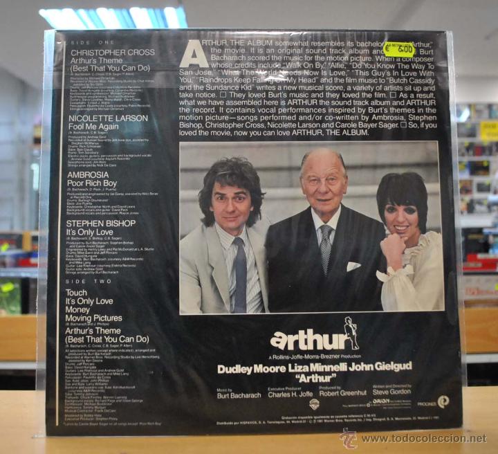 Discos de vinilo: VARIOS - ARTHUR - BSO - LP - Foto 2