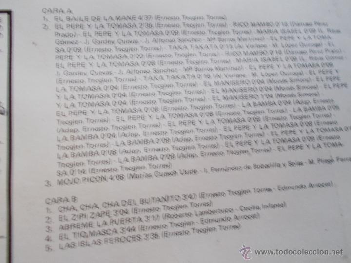 Discos de vinilo: VIEJA BANDA EL BAILE DE LA MAN&Eacute; - Foto 2
