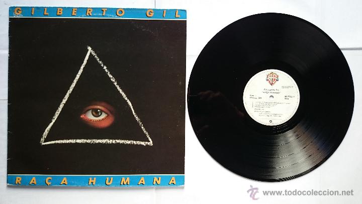 Discos de vinilo: GILBERTO GIL - RA&Ccedil;A HUMANA (1984) - Foto 1
