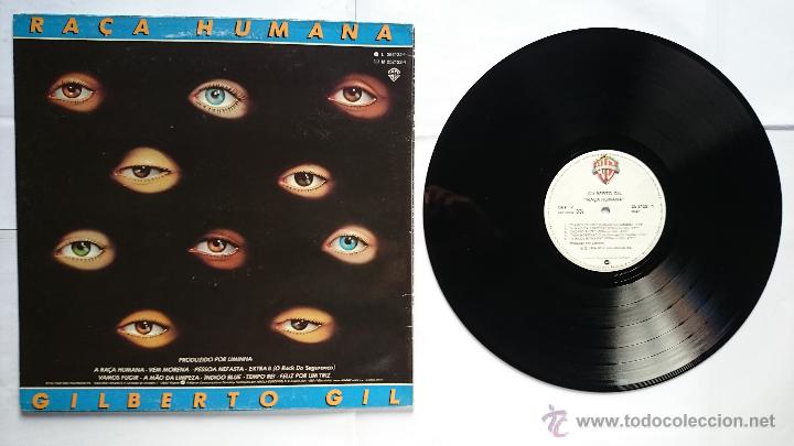 Discos de vinilo: GILBERTO GIL - RA&Ccedil;A HUMANA (1984) - Foto 2