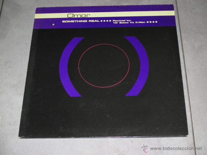Discos de vinilo: OMAR - SOMETHING REAL - MAXI - Foto 1