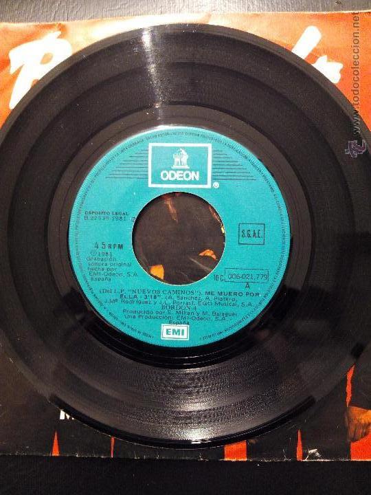 Discos de vinilo: SINGLE BORD&Oacute;N 4 - ME MUERO POR ELLA - TABERNA - ODEON 1981. - Foto 3