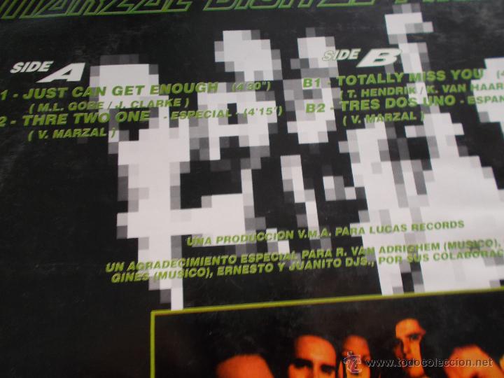 Discos de vinilo: MARZAL DIGITAL PROJECT. JUST CAN GET ENOUGH - Foto 3