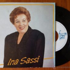 Discos de vinilo: INA SASSI, BOLERO BALEAR (BLAU 1992) SINGLE - JOAN BIBILONI - TONI PASTOR - FELANI - SABOR LATINO. Lote 50145957