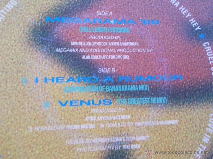 Discos de vinilo: BANANARAMA MEGARAMA 89 - Foto 2