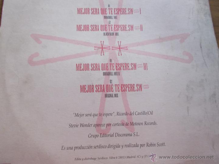 Discos de vinilo: OIL. MEJOR SER&Aacute; QUE TE ESPERE - Foto 3