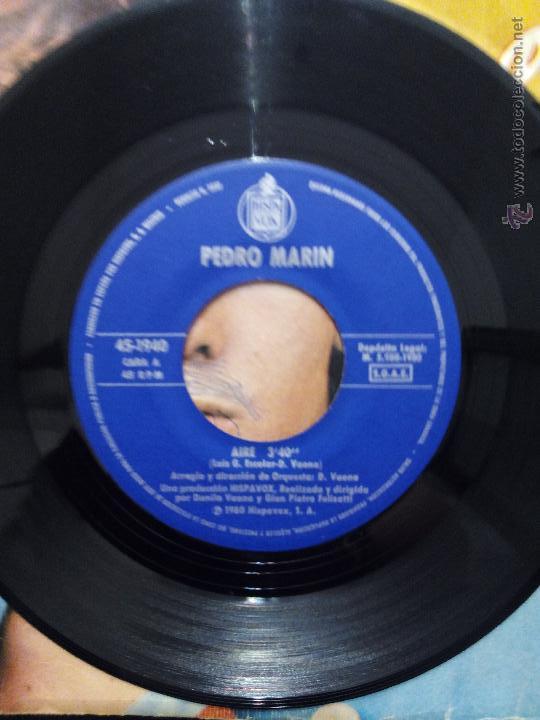 Discos de vinilo: SINGLE PEDRO MAR&Iacute;N - AIRE - SHA LA LA LA &iexcl;ANIMATE! - HISPAVOX 1980. - Foto 3