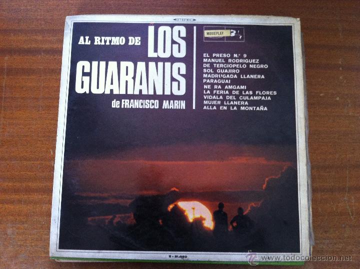 Vinyl records: LP AL RITMO DE LOS GUARANIS DE FRANCISCO MARIN-1968