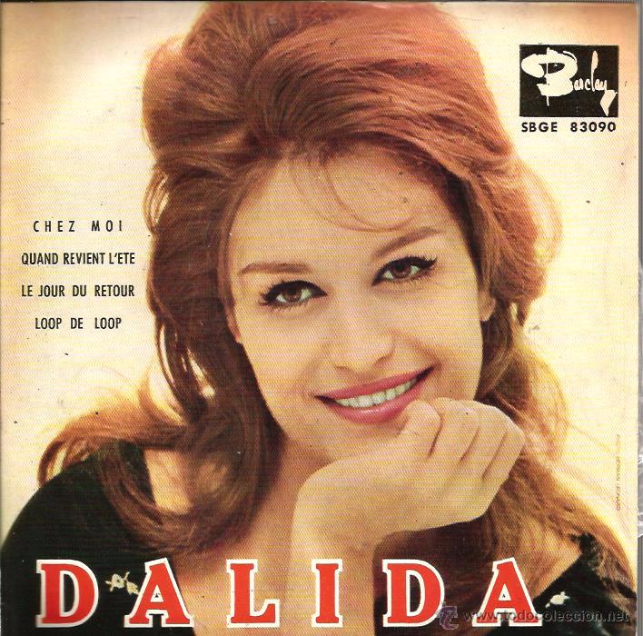 Discos de vinilo: EP DALIDA : CHEZ MOI + 3 - Foto 1