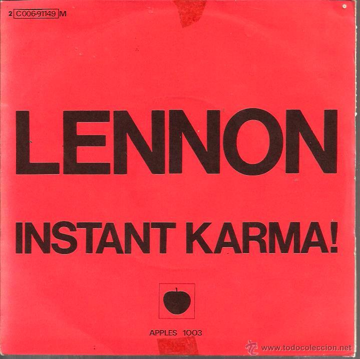 Discos de vinilo: SG LENNON & ONO : INSTANT KARMA - Foto 1