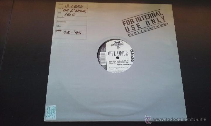 Discos de vinilo: D.Lead - Oh LAmour - 1995 - Foto 1