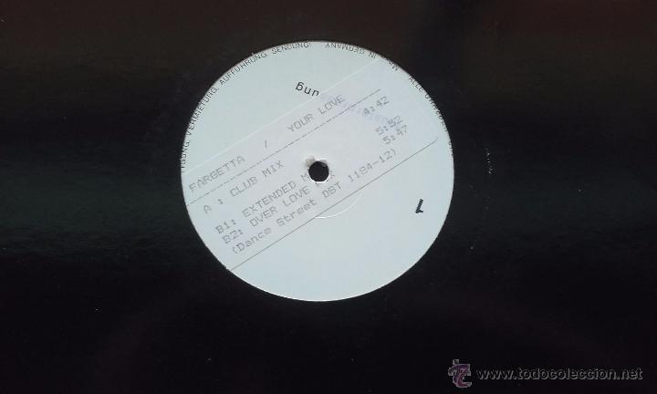 Discos de vinilo: Fargetta Feat. Lorna - Your Love - 1993 - Foto 1