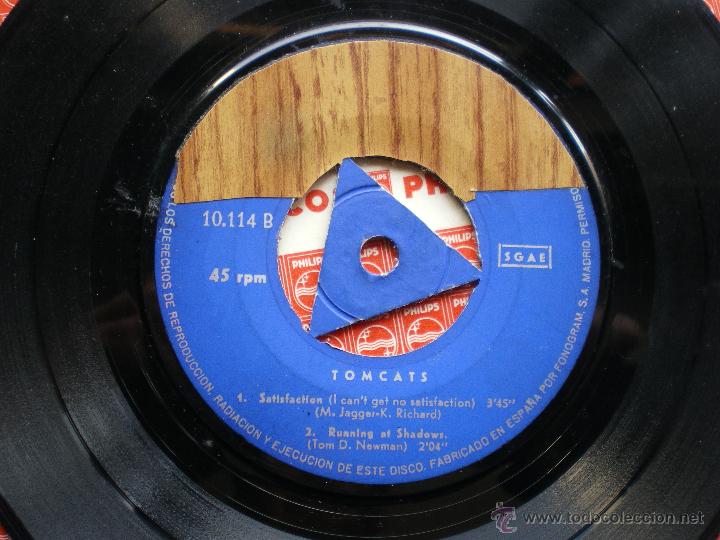 Discos de vinilo: TOMCATS YESTERDAY+3 EP SPAIN 1966  PDELUXE - Foto 2