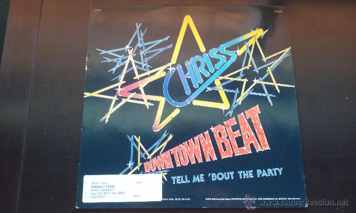 Discos de vinilo: Chriss - Down Town Beat - 1987 - Foto 1