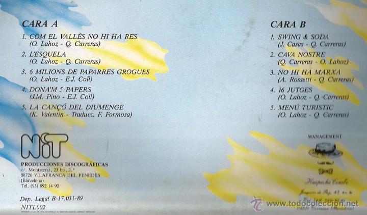 Discos de vinilo: LP HUAPACHA COMBO : EN CAP CAP, ...CAP - Foto 2
