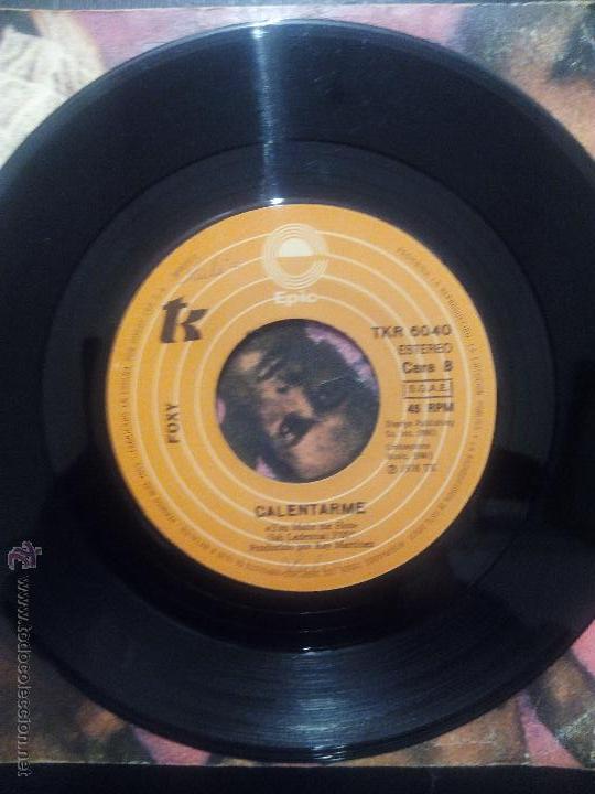 Discos de vinilo: SINGLE FOXY - PROVOCAME - CALENTARME - EPIC 1978. - Foto 4