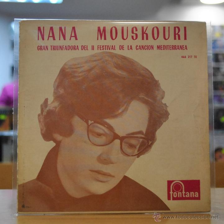 Discos de vinilo: NANA MOUSKOURI - XYPNA AGAPI MOU + 3 - EP - Foto 1