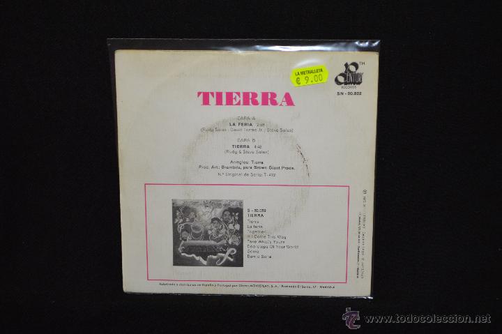 Discos de vinilo: TIERRA - LA FERIA / TIERRA - SINGLE - Foto 2