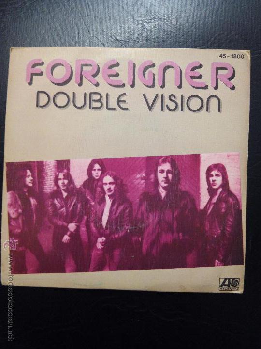 Discos de vinilo: SINGLE FOREIGNER - DOUBLE VISION - LONELY CHILDREN - HISPAVOX 1978. - Foto 1