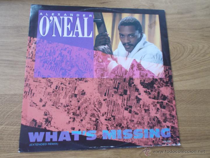 Discos de vinilo: ALEXANDER O&acute;NEAL. WHAT&acute;S MISSING MAXI 12 - Foto 1