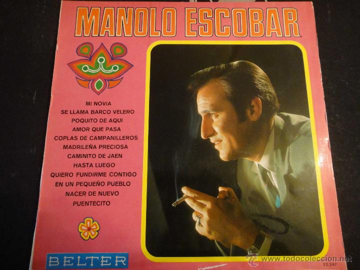 Discos de vinilo: MANOLO ESCOBAR  DISCOS LP BUEN ESTADO - Foto 1