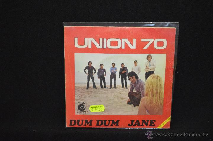 Discos de vinilo: UNION 70 - DUM DUM / JANE -SINGLE - Foto 1