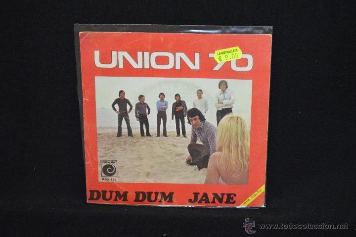 Discos de vinilo: UNION 70 - DUM DUM / JANE -SINGLE - Foto 2