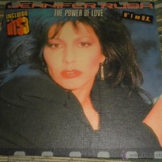 Discos de vinilo: JENNIFER RUSH - THE POWER OF LOVE - SINGLE ORIGINAL ESPAÑOL - CBS RECORDS 1984 -