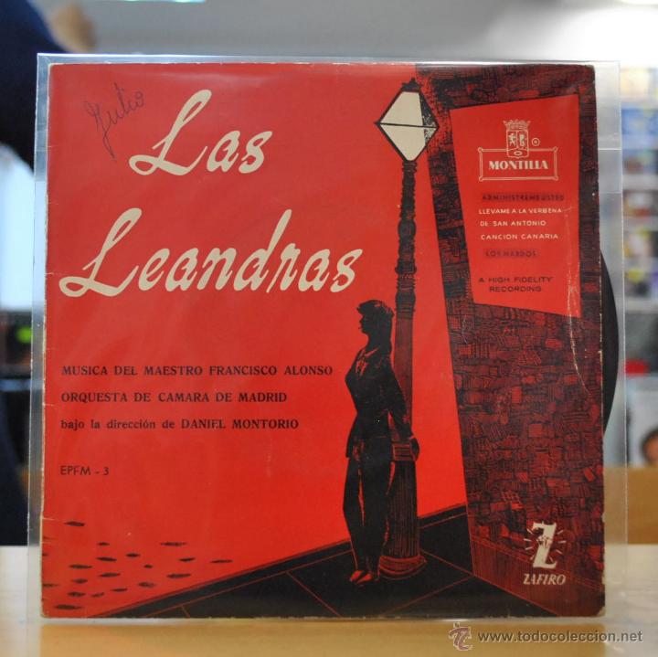 Discos de vinilo: FRANCISCO ALONSO - LAS LEANDRAS - EP - Foto 1