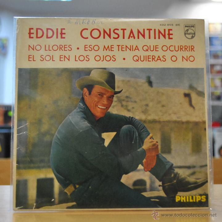 Dischi in vinile: EDDIE CONSTANTINE - NO LLORES + 3 - EP
