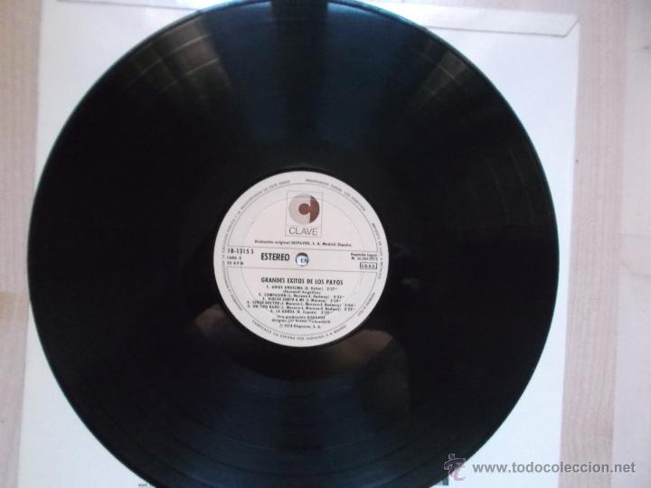 Discos de vinilo: LOS PAYOS - GRANDES EXITOS - CLAVE ESTEREO 1973 HISPAVOX - Foto 3