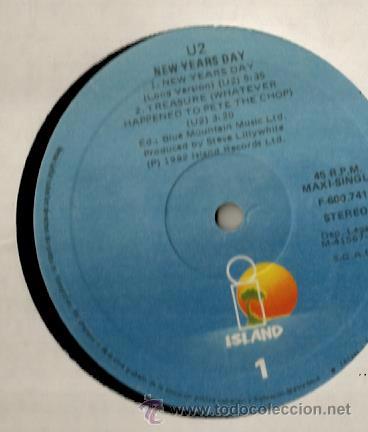 Discos de vinilo: MAXI U2 : NEW YEAR&acute;S DAY (LONG VERSION) - Foto 4