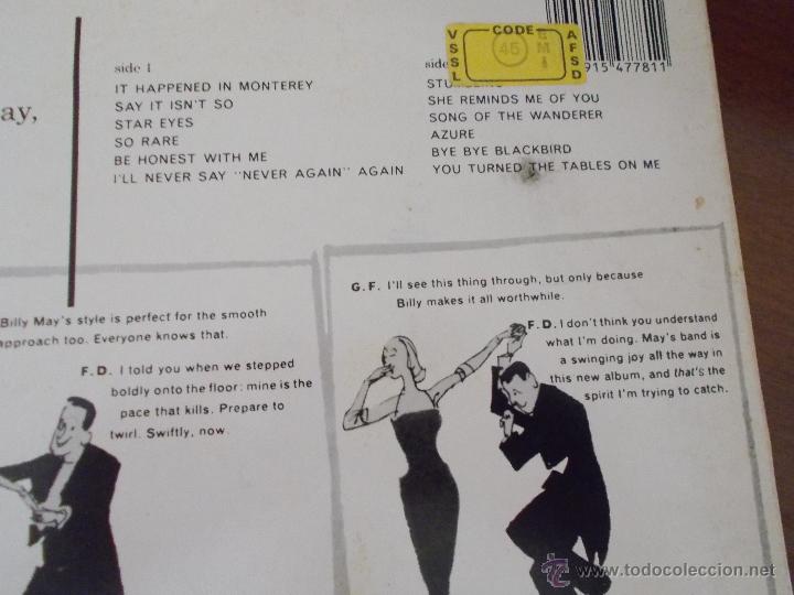 Discos de vinilo: BILLY MAY. PLAYS FOR FANCY DANCIN - Foto 2