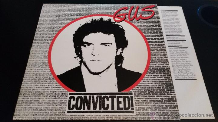 Discos de vinilo: GUS - CONVICTED! - Foto 1