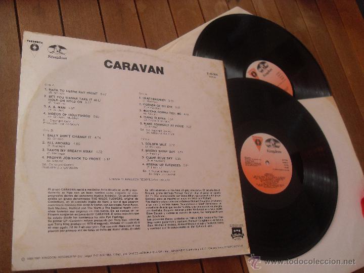 Discos de vinilo: CARAVAN. DOBLE LP. BACK TO FRONT. MADE IN SPAIN. 1983 - Foto 2