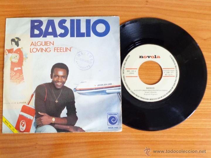 Discos de vinilo: SINGLE VINILO BASILIO - ALGUIEN. - Foto 1