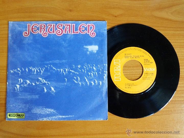 Discos de vinilo: SINGLE VINILO MICKY - JERUSALEN. - Foto 1