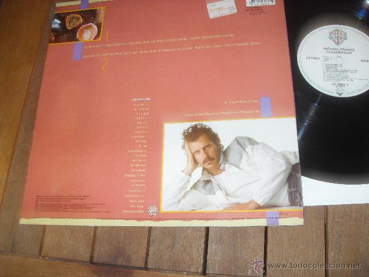 Discos de vinilo: MICHAEL FRANKS LP PASSION FRUIT. MADE IN GERMANY. 1983. - Foto 2