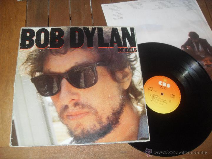 Discos de vinilo: BOB DYLAN LP. INFIDELS. MADE IN SPAIN. 1983. - Foto 1
