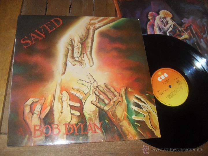 Discos de vinilo: BOB DYLAN LP. SAVED. MADE IN SPAIN. 1980. - Foto 1