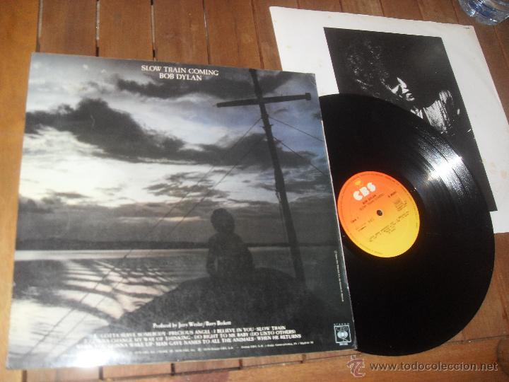 Discos de vinilo: BOB DYLAN LP. SLOW TRAIN COMING. MADE IN SPAIN. 1979. - Foto 2