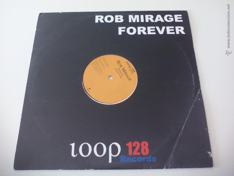 Discos de vinilo: Rob Mirage. Forever. Loop 128 records. 2004 Maxi vinilo - Foto 1