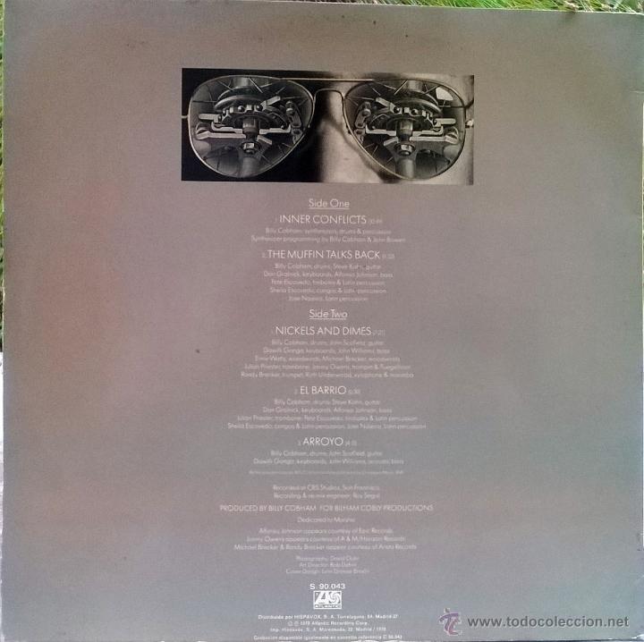Discos de vinilo: Billy Cobham. Inner Conflicts. Atlantic, Esp. 1978 LP - Foto 2