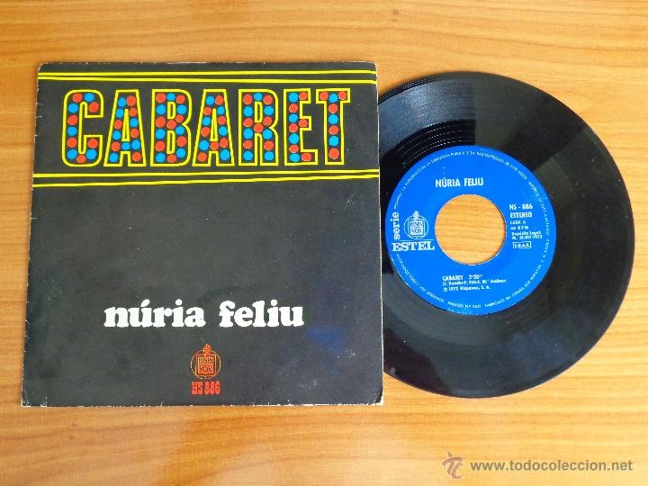 Discos de vinilo: SINGLE VINILO N&Uacute;RIA FELIU - CABARET. - Foto 1