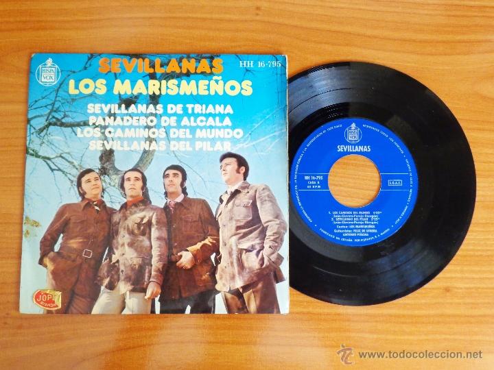 Discos de vinilo: SINGLE VINILO LOS MARISME&Ntilde;OS - SEVILLANAS DE TRIANA. - Foto 1