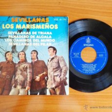 Discos de vinilo: SINGLE VINILO 'LOS MARISMEÑOS - SEVILLANAS DE TRIANA'.. Lote 50276178