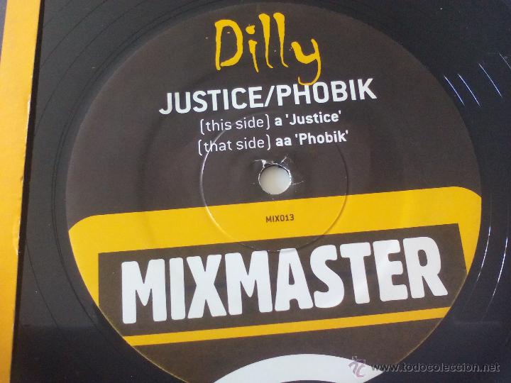 Discos de vinilo: Dilly. Justice/Phobik. Mixmaster 2005 Maxi Vinilo. - Foto 2