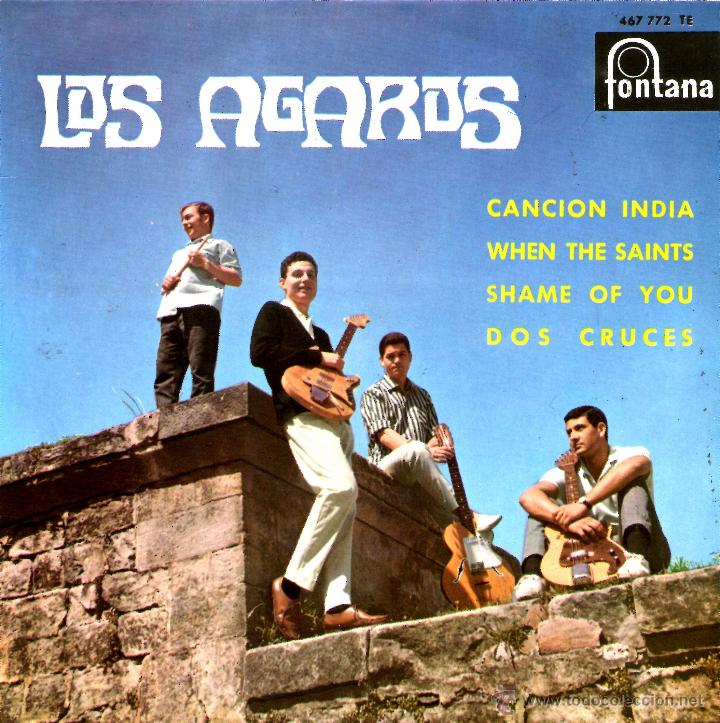 Discos de vinilo: LOS AGAROS - CANCION INDIA +3 - Foto 1