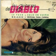 Discos de vinilo: LAS GUITARRAS DEL DIABLO / LE PACK / GALAXIE + 2 (EP 1963). Lote 50291775