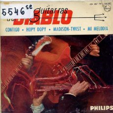 Discos de vinilo: LAS GUITARRAS DEL DIABLO / WITH YOU / HOPY DOPY +`2 (EP 1962). Lote 50291851